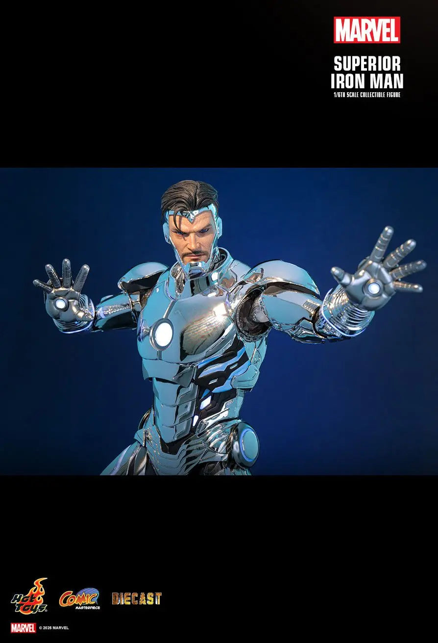 Hottoys - Marvel Comics Superior Iron Man 1/6th scale Collectible Figure CMS026D73 (Licensed)