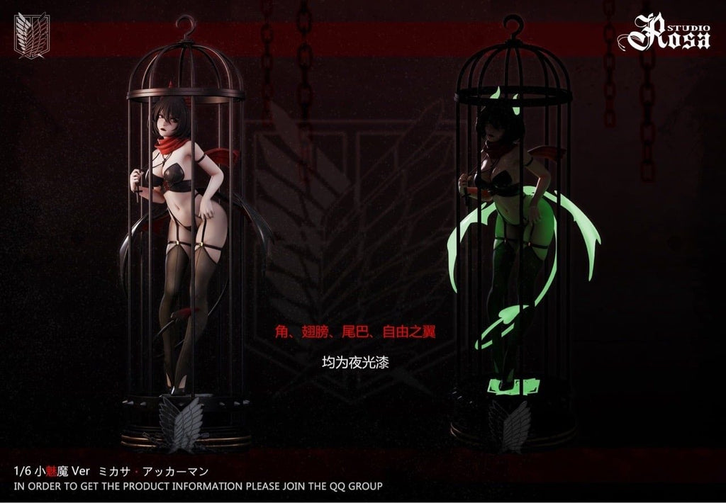 Rosa Studio - Succubus Mikasa Attack On Titan