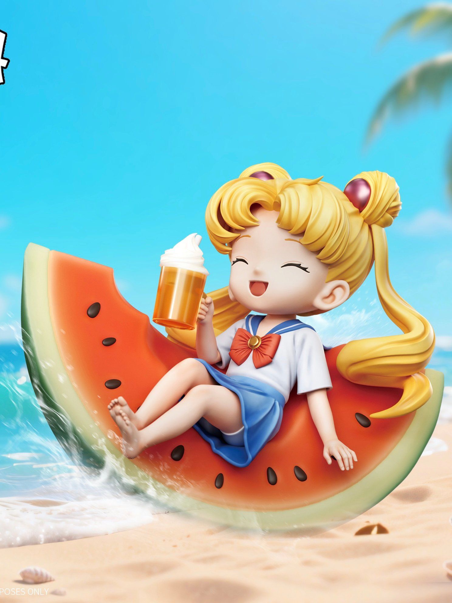 NANA Studio - Sailor Moon Summer Watermelon Pretty Girl Tsukino Usagi