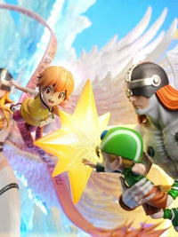 Super Hero Studio X Flash Art Studio X Fantasy Zone Maker - Angewomon X Angemon Digimon