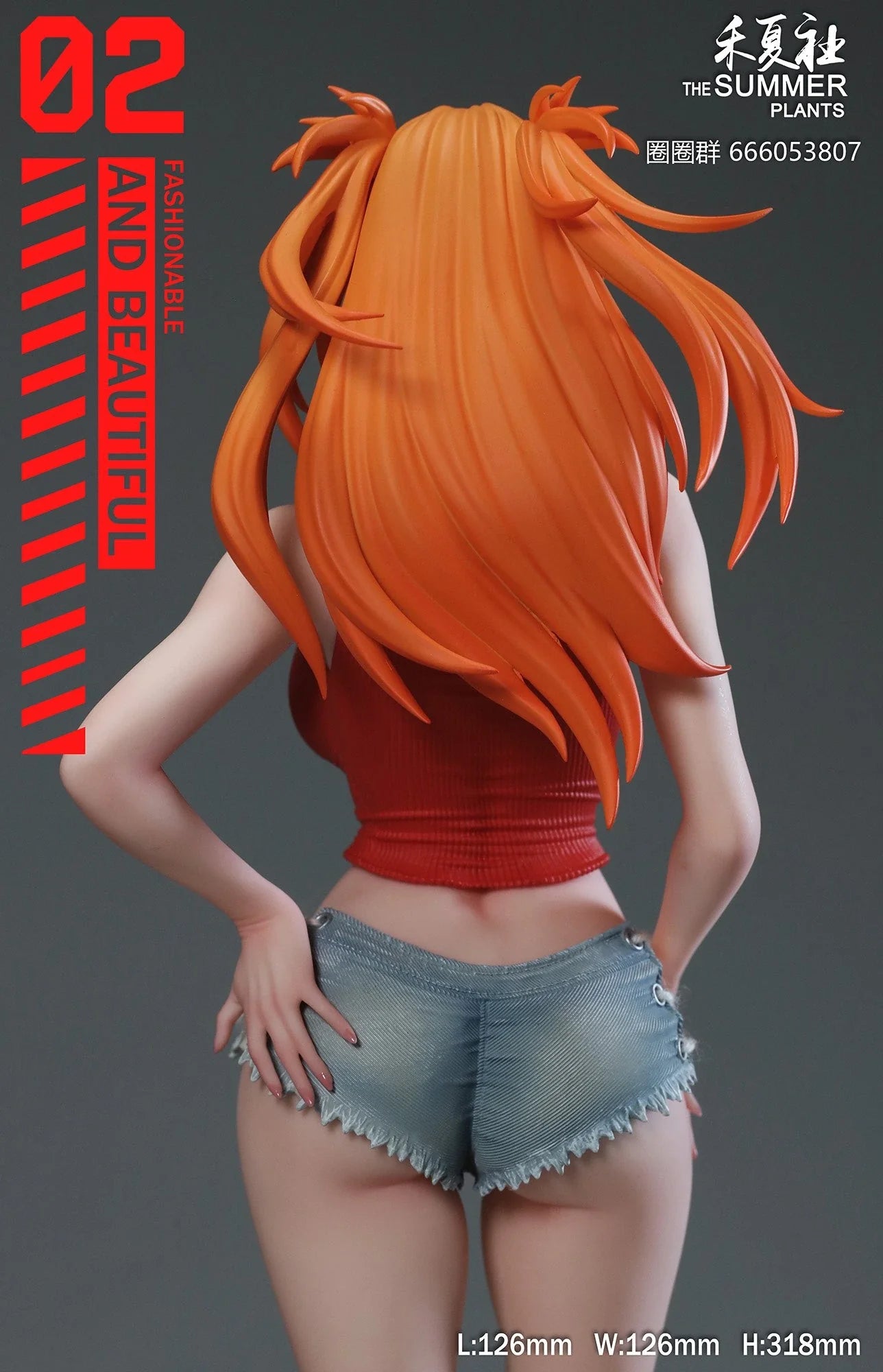 THE SUMMER PLANTS Studio - Neon Genesis Evangelion Summer Girlfriend Series Campus Belle Asuka