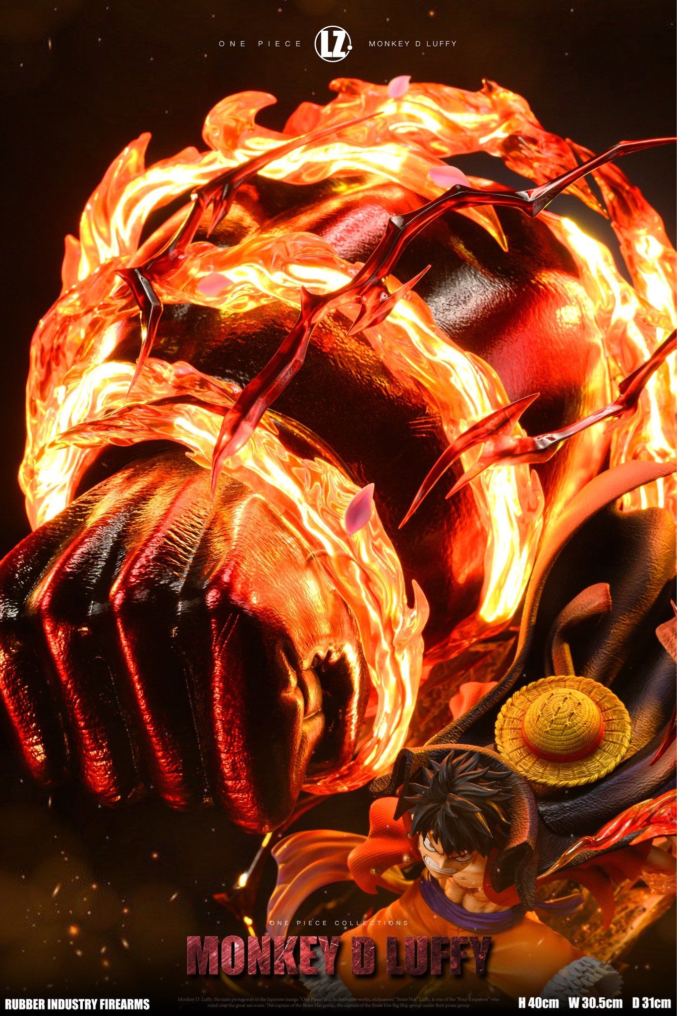 LZ Studio - One Piece Luffy All Forms Resonance Series 04 Gear Third Enka Luffy