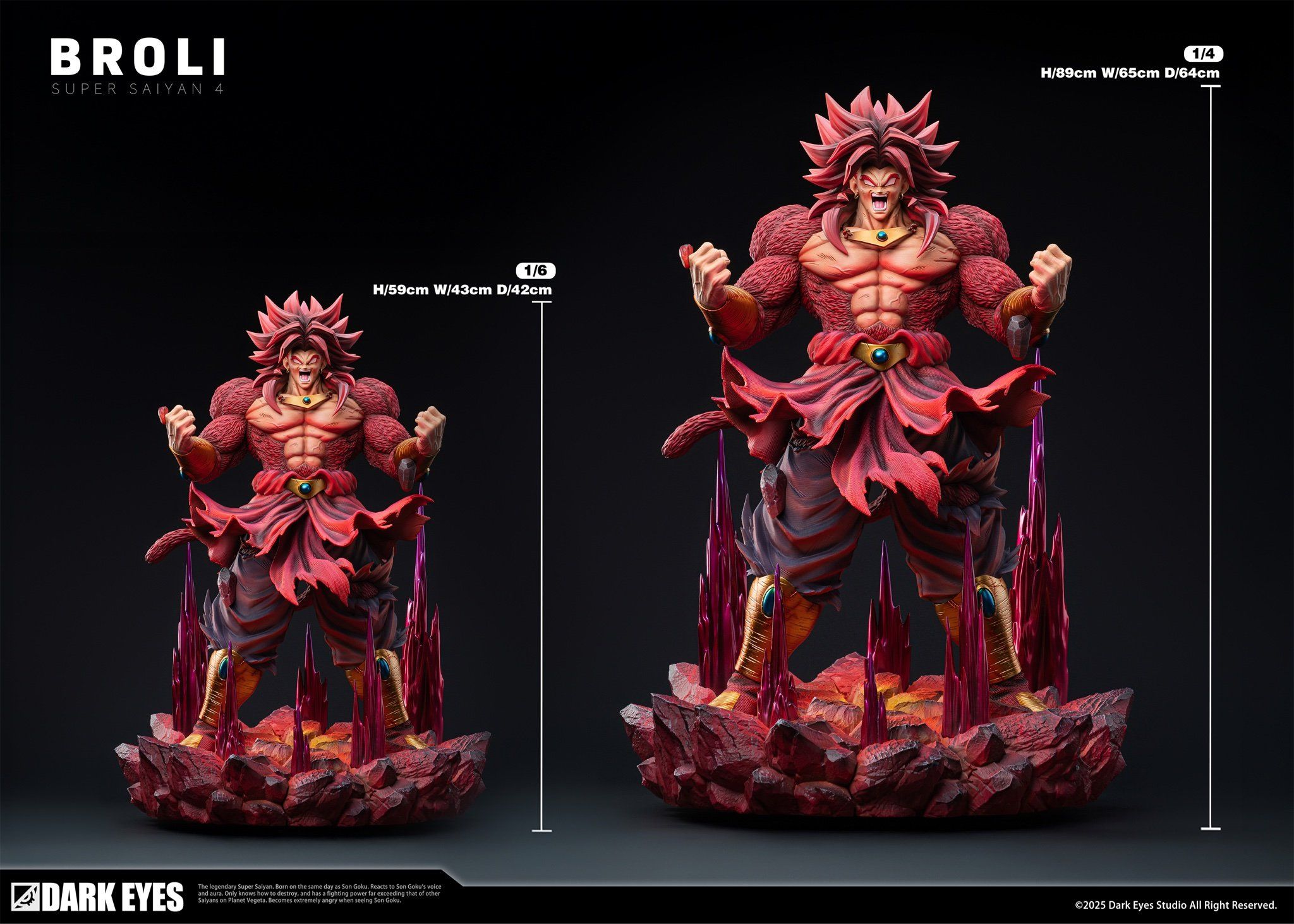 DARK EYES Studio - Dragon Ball Super Saiyan 4 Broly