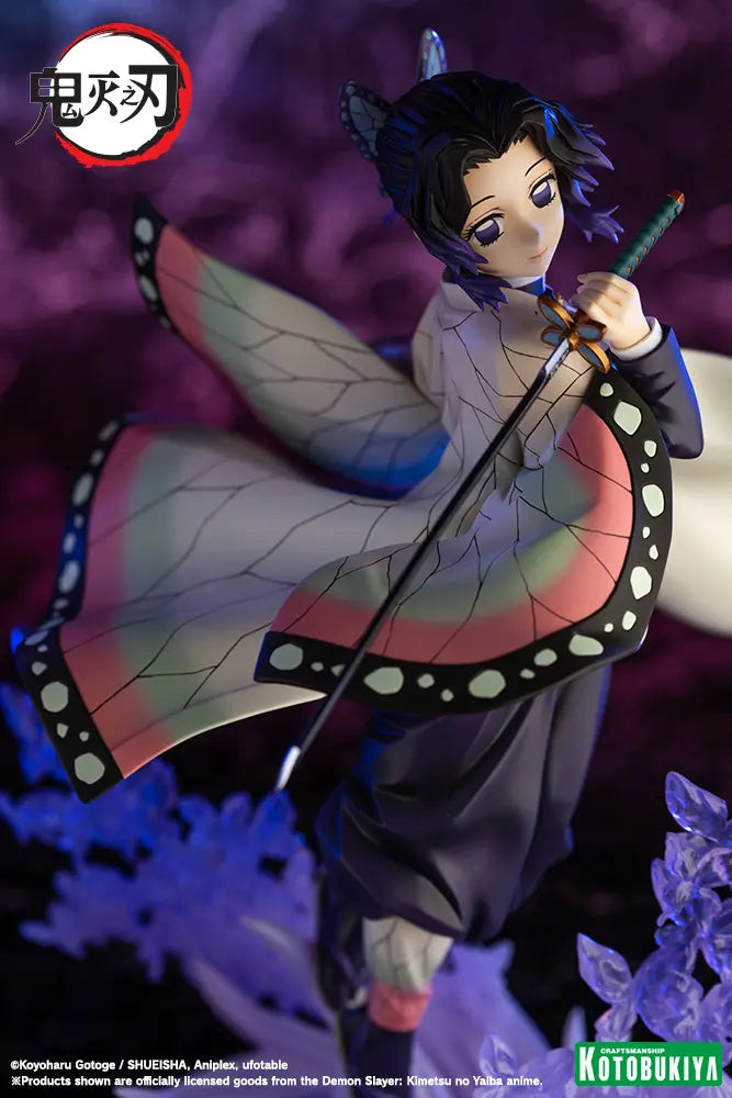 Kotobukiya - ARTFX J Demon Slayer: Kimetsu no Yaiba Shinobu Kocho 1/8 Complete Figure (Licensed)