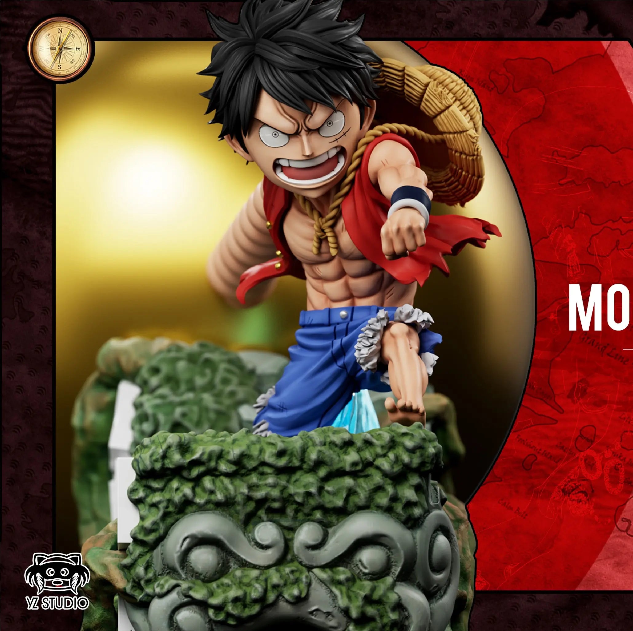 Yz Studio - One Piece Skypiea Arc 047 Golden Spinning Bomb Luffy