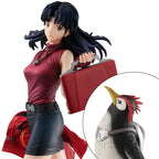 MegaHouse - GALS Series Rebuild of Evangelion Misato Katsuragi & Penpen Complete Figure (Licensed)