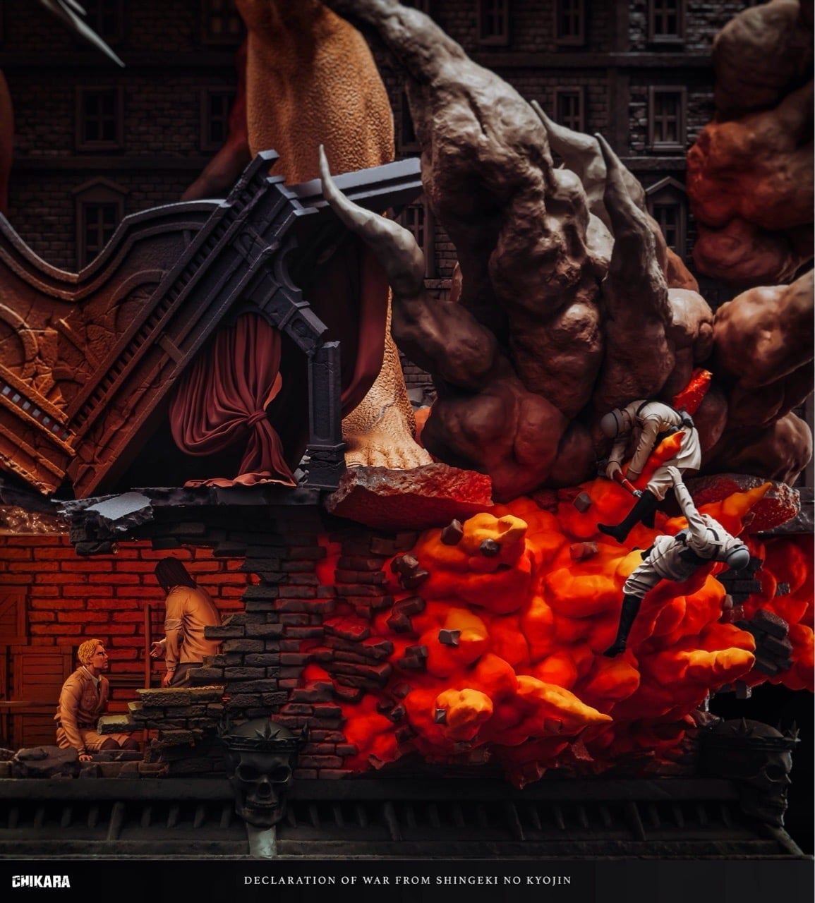 Eren Declaration of War - Attack on Titan - Chikara Studio