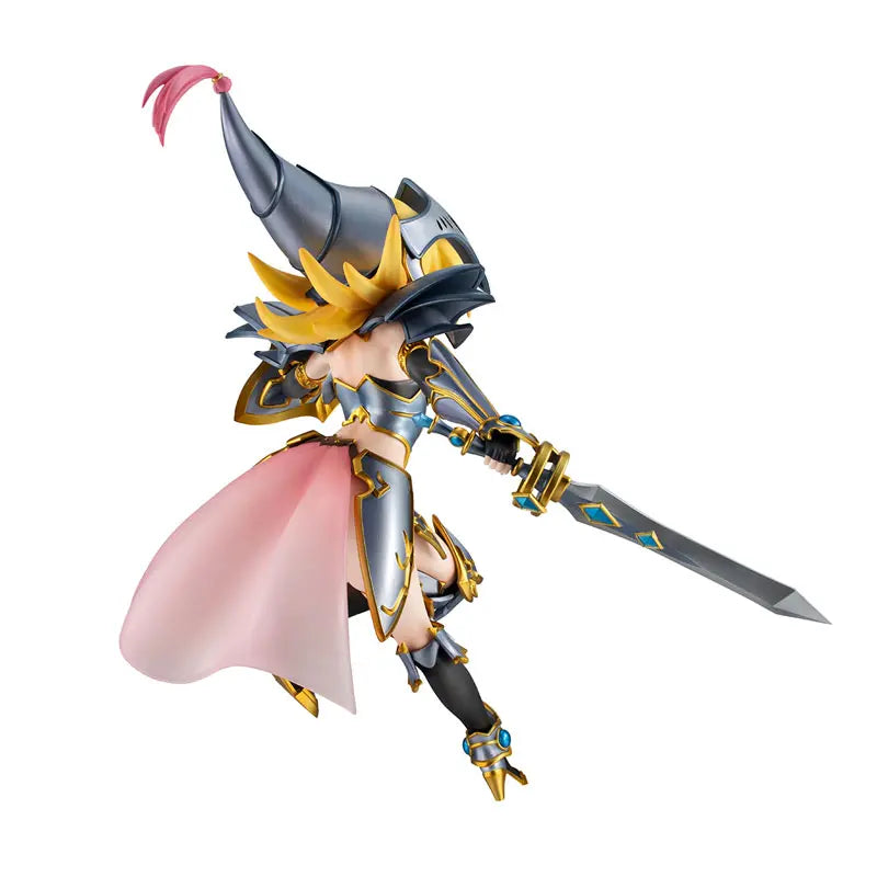 MegaHouse - ART WORKS MONSTERS Yu-Gi-Oh! Duel Monsters Dark Magician Girl the Dragon Knight Complete Figure (Licensed)