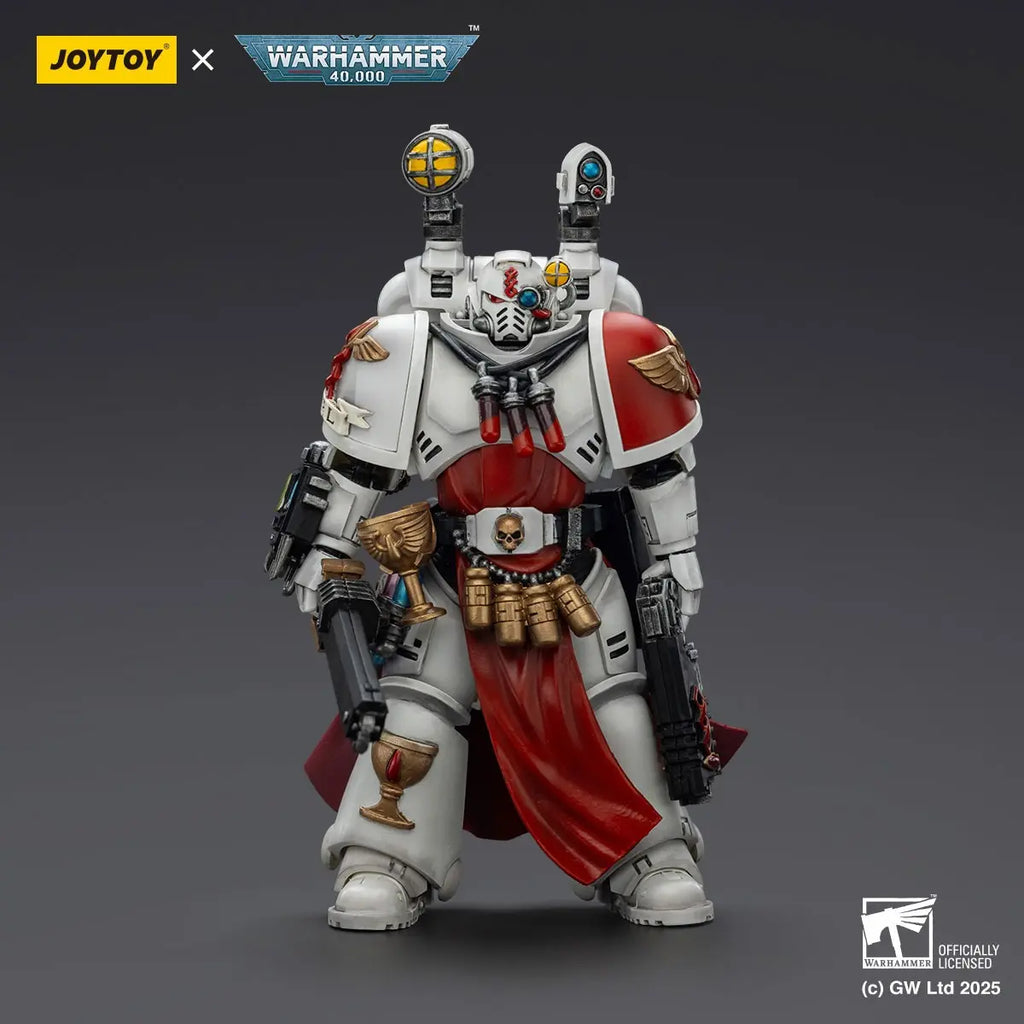 JOYTOY - Blood Angels Sanguinary Priest with heavy bolt pistol, chainsword and narthecium (Licensed)
