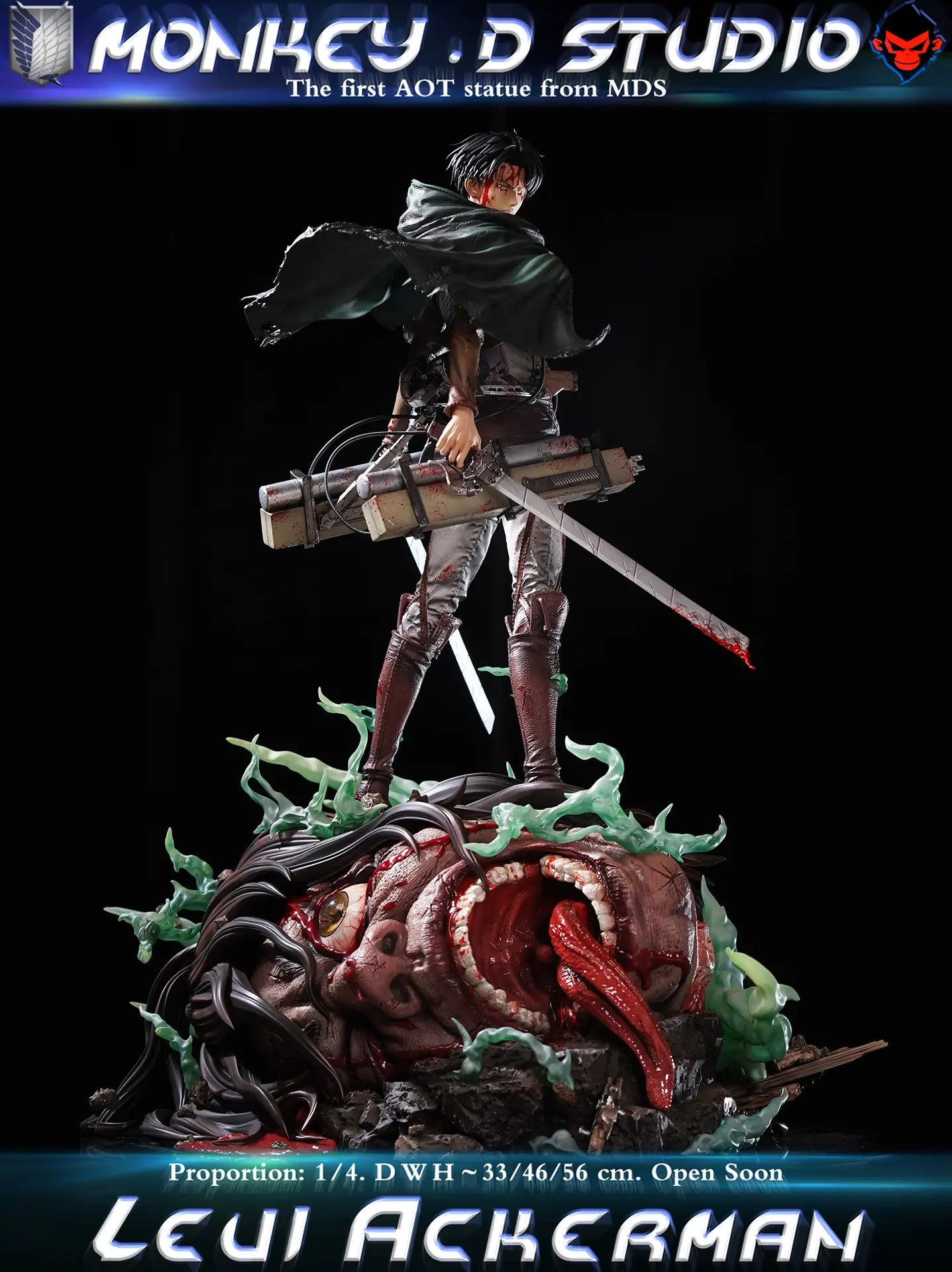 Monkey.D Studio - Attack On Titan Captain Levi