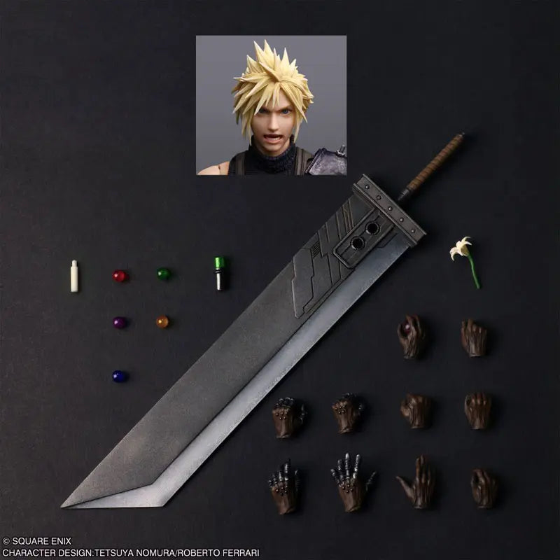 SQUARE ENIX Studio - Final Fantasy VII Rebirth PLAY ARTS Shin Cloud Strife (Licensed)
