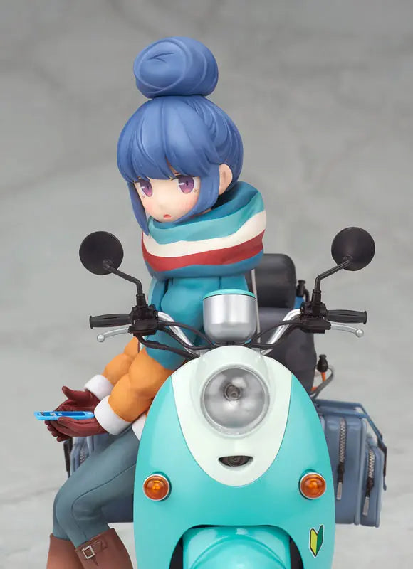 Alter - Yuru Camp Rin Shima with Scooter 1/10 Complete Figure (Licensed)
