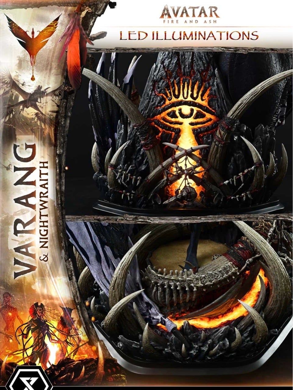 Prime 1 Studio - Real Elite Masterline Avatar: Fire and Ash (Film) Varang X Nightwraith Avatar Legacy Collection REMAVTR-03 REMAVTR-03S (Licensed)