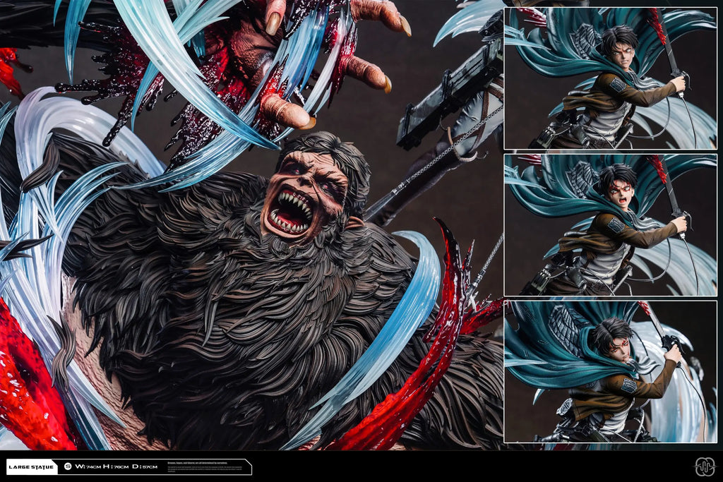 Hertz Studio - Attack on Titan 2.0 Ackerman Levi vs Zeke