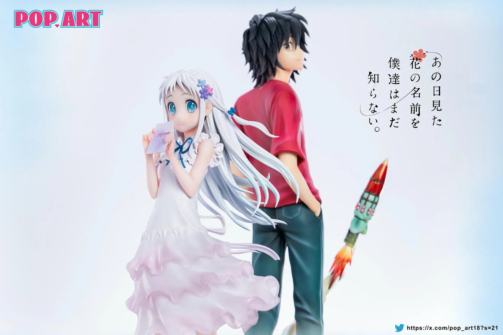 POP.ART Studio - Anohana: The Flower We Saw That Day Menma & Jintan