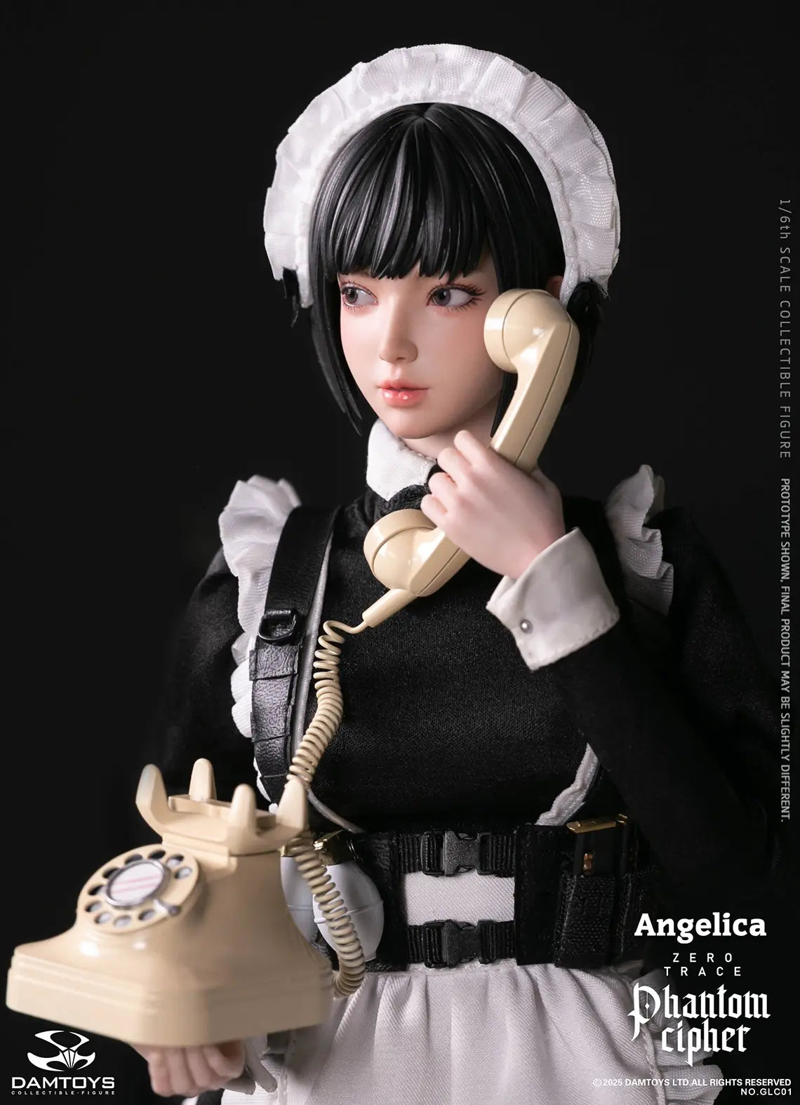 DAMTOYS - 1/6th scale PHANTOM CIPHER: ZERO TRACE ANGELICA Original Story Collectible Figure GLC01 (Licensed)