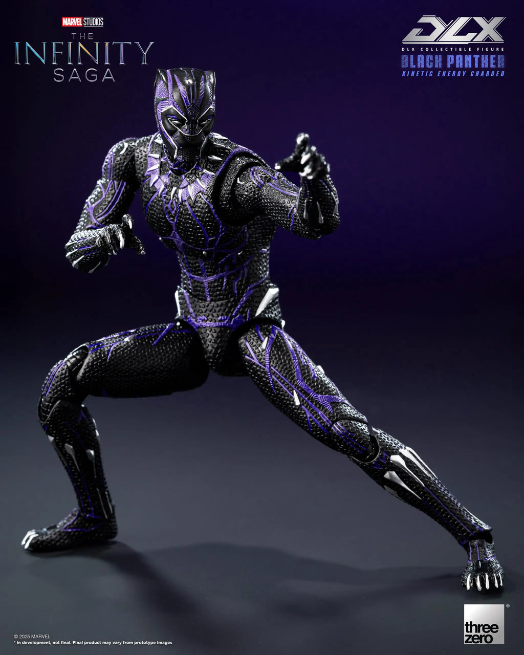 Threezero - Marvel Studios: The Infinity Saga DLX Black Panther (Kinetic Energy Charged) 3Z08210C0 (Licensed)