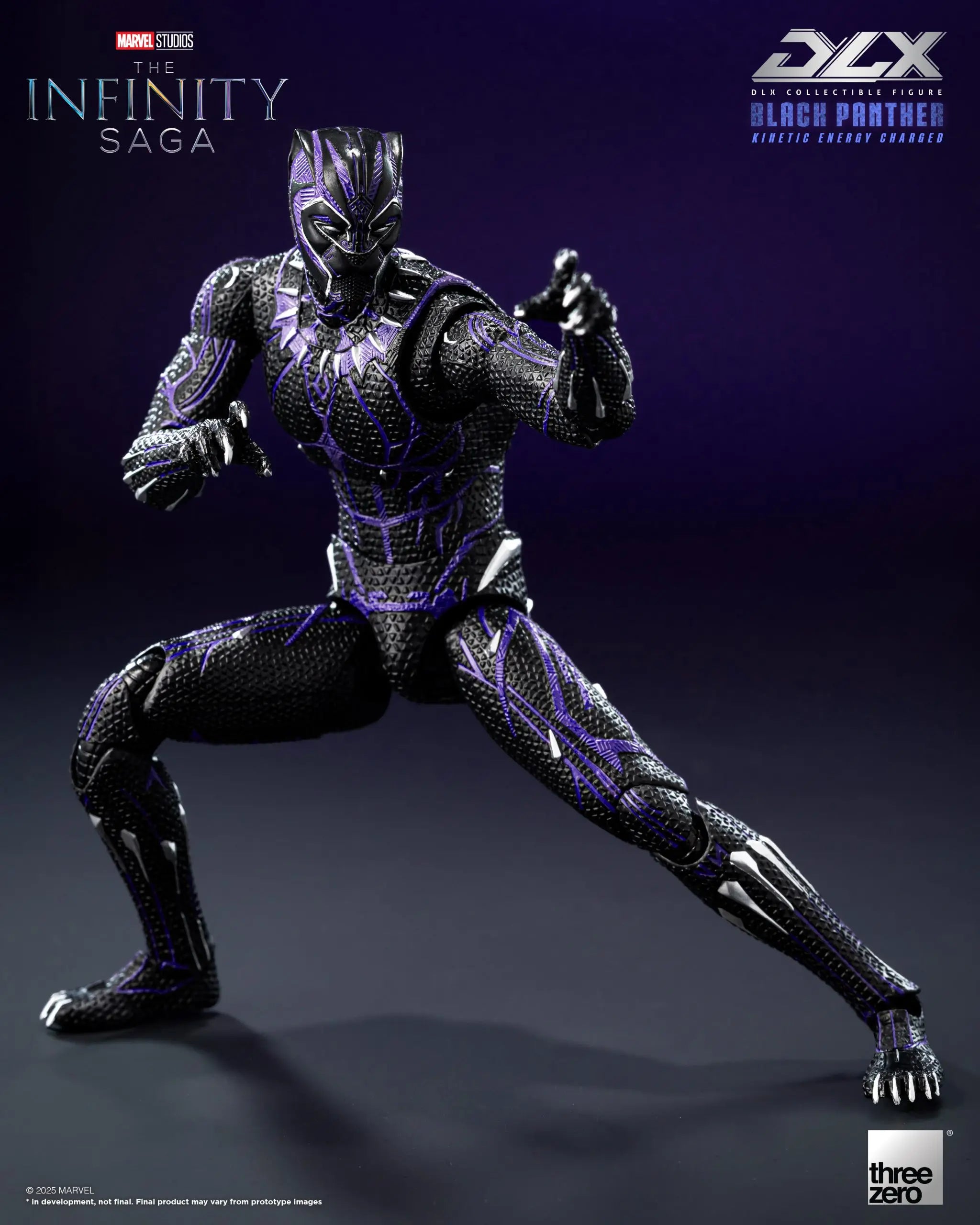 Threezero - Marvel Studios: The Infinity Saga DLX Black Panther (Kinetic Energy Charged) 3Z08210C0 (Licensed)