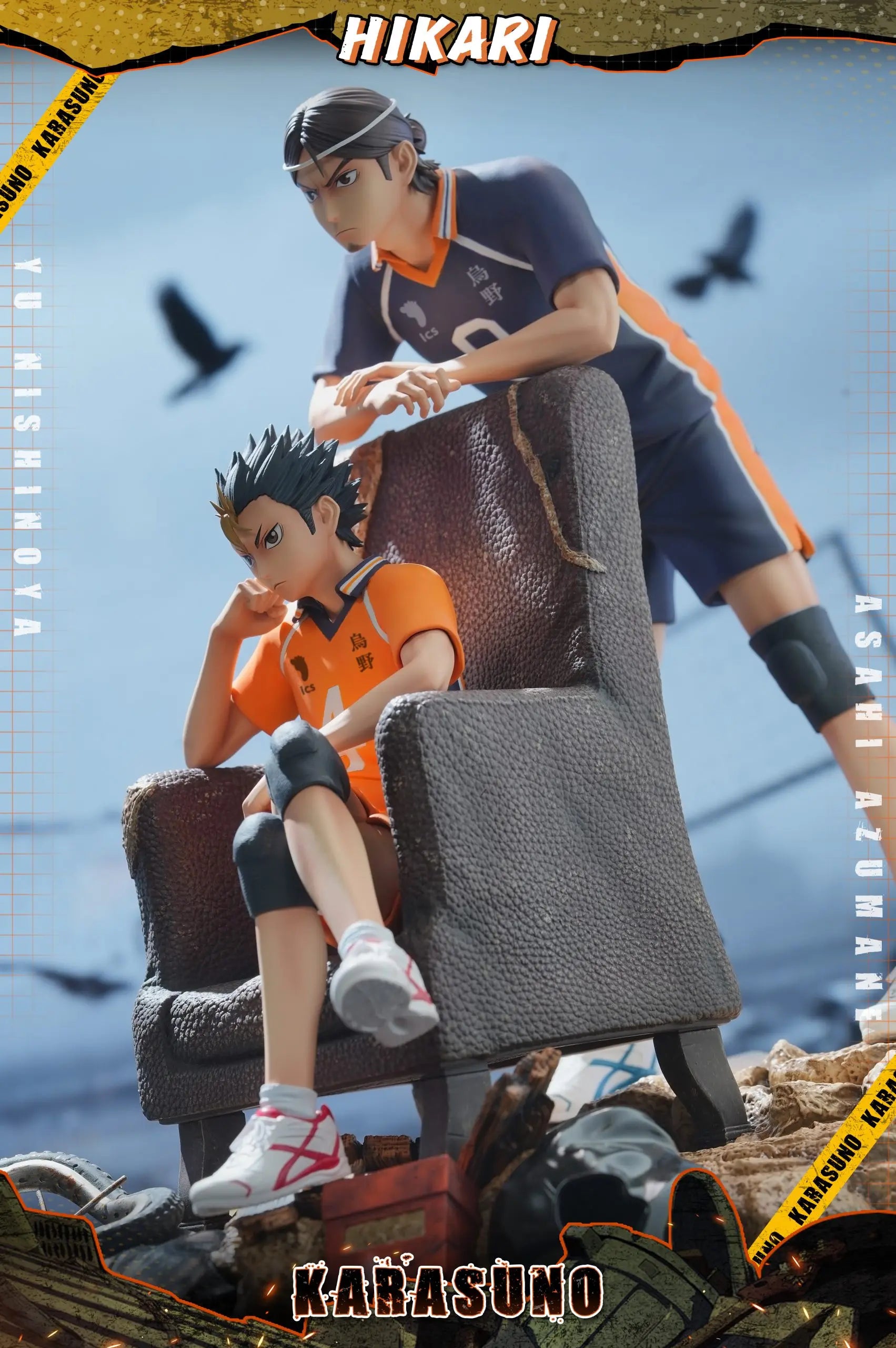HIKARI Studio - Haikyu!! Yu Nishinoya & Asahi Azumane