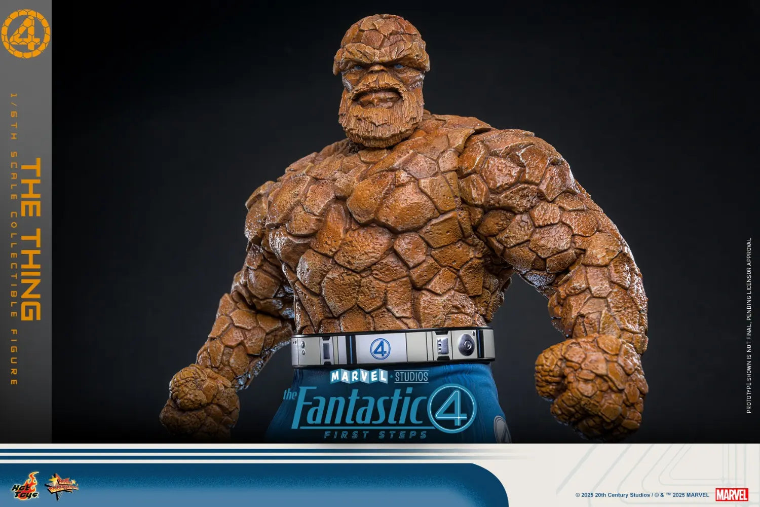 Hottoys - The Fantastic Four: First Steps Galactus Jumbo Sofvi Figure & The Thing 1/6th scale Collectible Figure SMS001J MMS813 (Licensed)