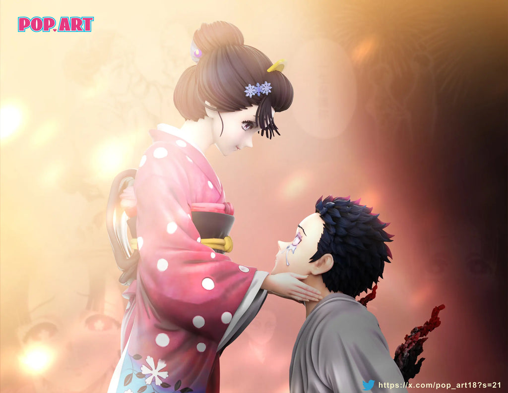 POP.ART Studio - Demon Slayer Akaza & Koyuki