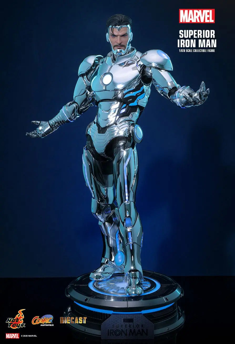 Hottoys - Marvel Comics Superior Iron Man 1/6th scale Collectible Figure CMS026D73 (Licensed)