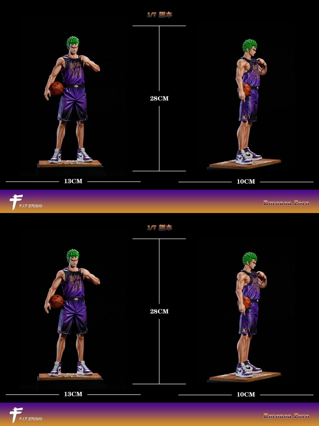 F.I.T Studio - One Piece NBA All Star Series Roronoa Zoro