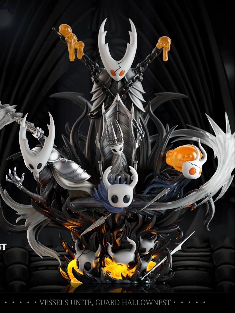 Stone Custom x Radiance Studio - Hallownest Vessel Group Hollow Knight