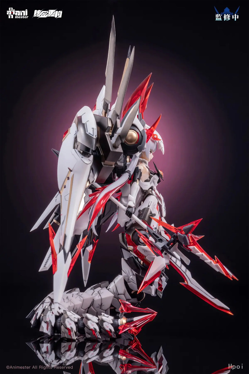 AniMester X Nuclear Gold Reconstruction - Polaris Star White 1/12 Plastic Model Kit (Licensed)