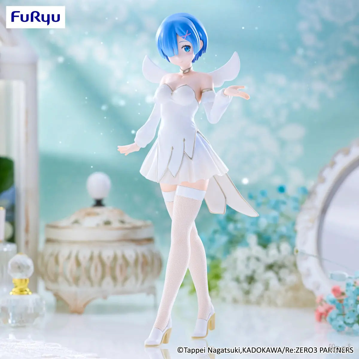 FURYU - Re:ZERO -Starting Life in Another World- BiCute Pure Figure Rem Little Wings (Licensed)