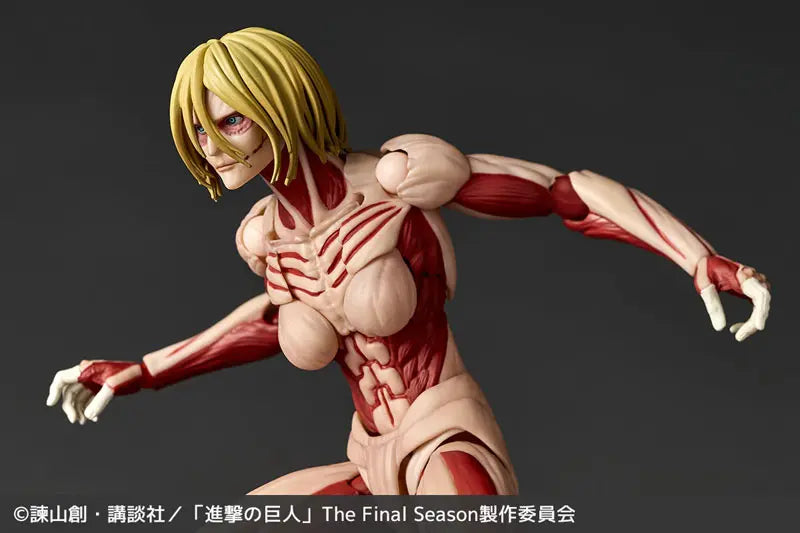 Kaiyodo - Revoltech Amazing Yamaguchi Attack on Titan Armored Titan & Female Titan (Licensed)