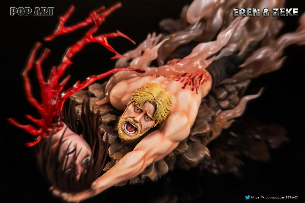 POP.ART Studio - Attack on Titan Catch The Head Eren & Zeke