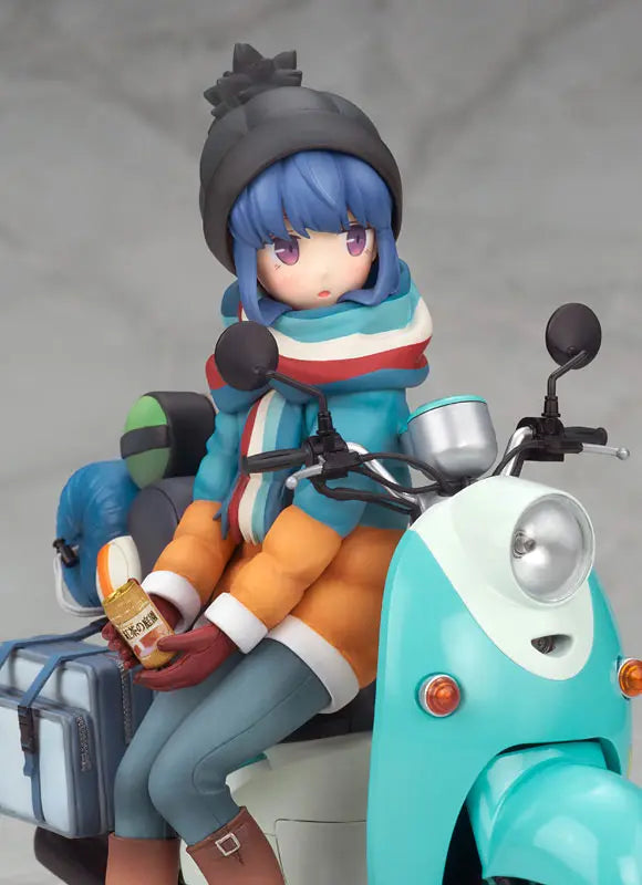 Alter - Yuru Camp Rin Shima with Scooter 1/10 Complete Figure (Licensed)