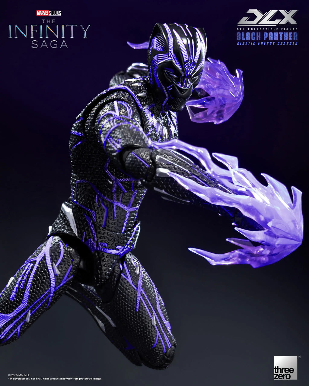 Threezero - Marvel Studios: The Infinity Saga DLX Black Panther (Kinetic Energy Charged) 3Z08210C0 (Licensed)