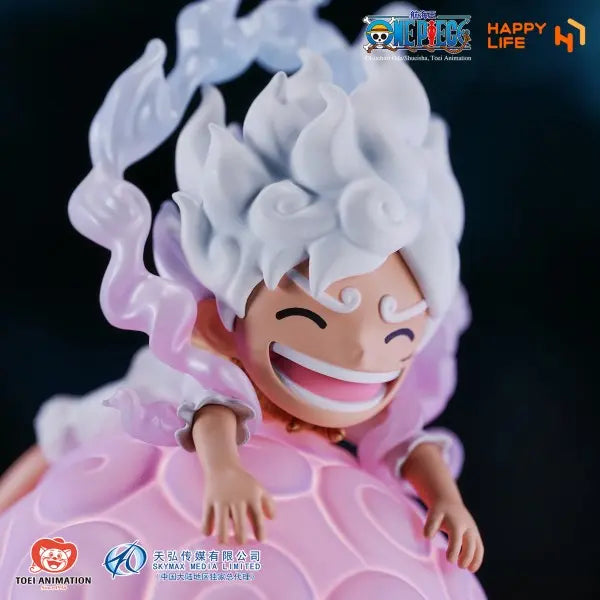 HAPPY LIFE Studio - One Piece Devil Fruit Series LUFFY Gear5 Voice-Activated Night Lamp (Licensed)