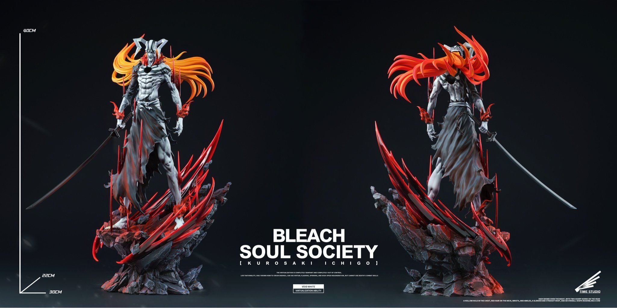 Time studio - Hollowfication Ichigo Kurosaki BLEACH