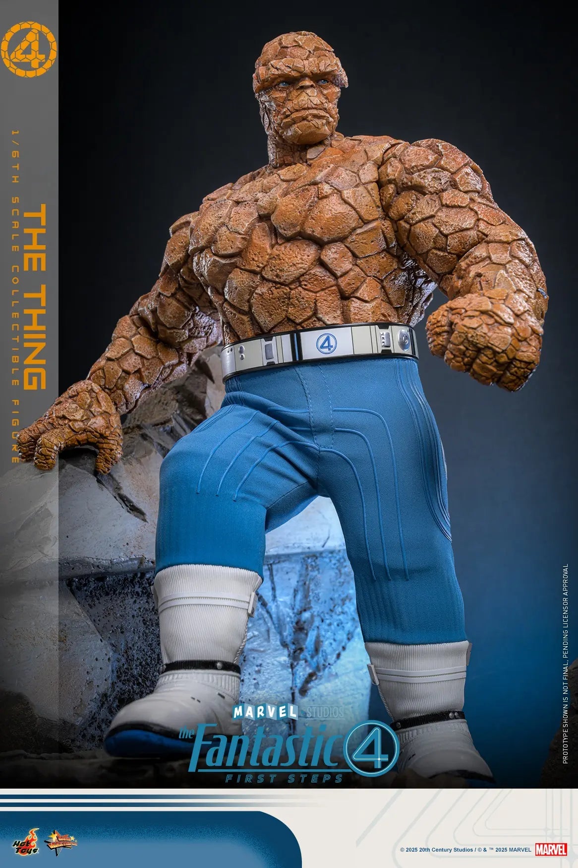 Hottoys - The Fantastic Four: First Steps Galactus Jumbo Sofvi Figure & The Thing 1/6th scale Collectible Figure SMS001J MMS813 (Licensed)