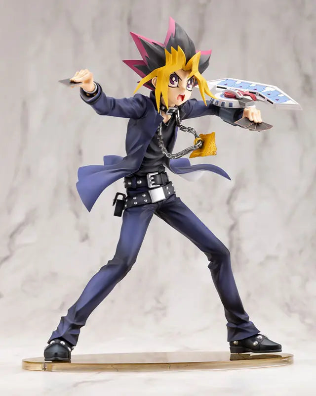 Kotobukiya - ARTFX J Yu-Gi-Oh! Duel Monsters Yugi Muto X Yugi Muto -Passionate Duelists- 1/7 Complete Figure (Licensed)