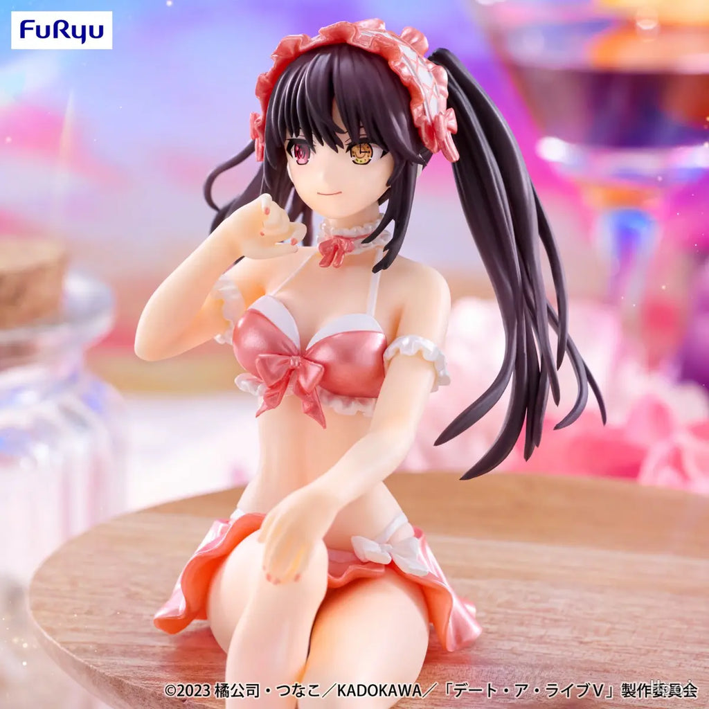 FURYU - Date A Live V - Tokisaki Kurumi Noodle Stopper Figure Mizugi, Pastel Red ver. (Licensed)