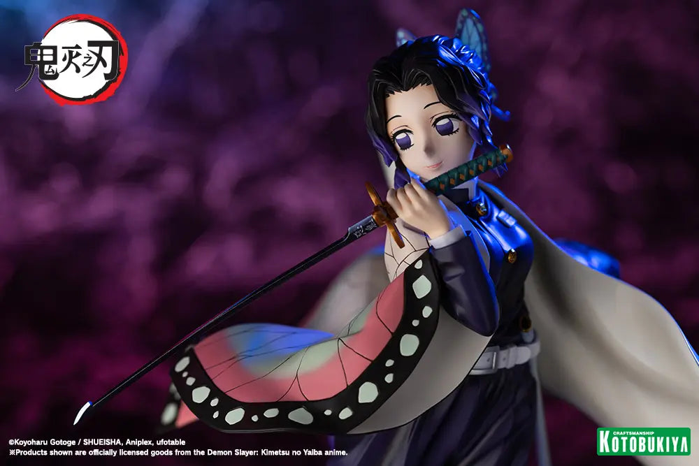 Kotobukiya - ARTFX J Demon Slayer: Kimetsu no Yaiba Shinobu Kocho 1/8 Complete Figure (Licensed)