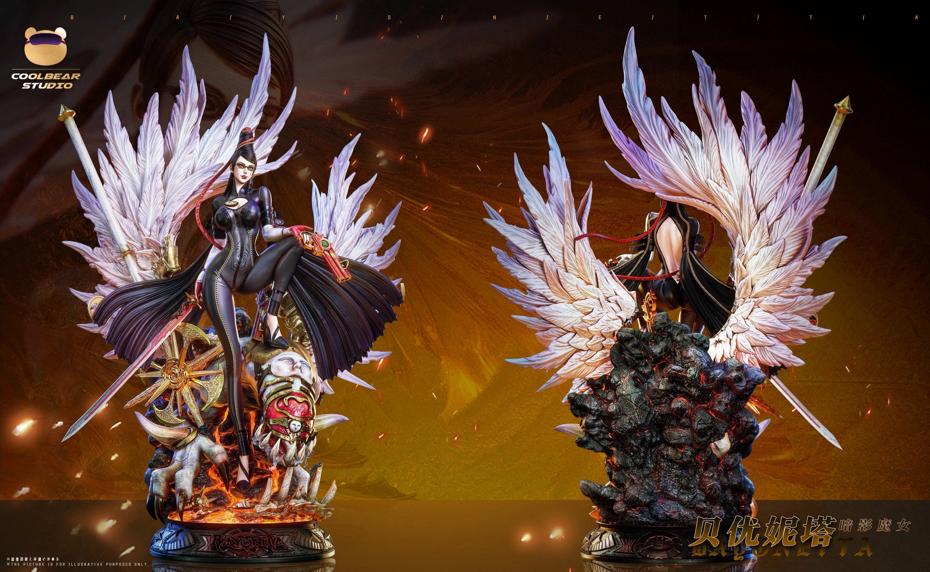 Bayonetta figura resina