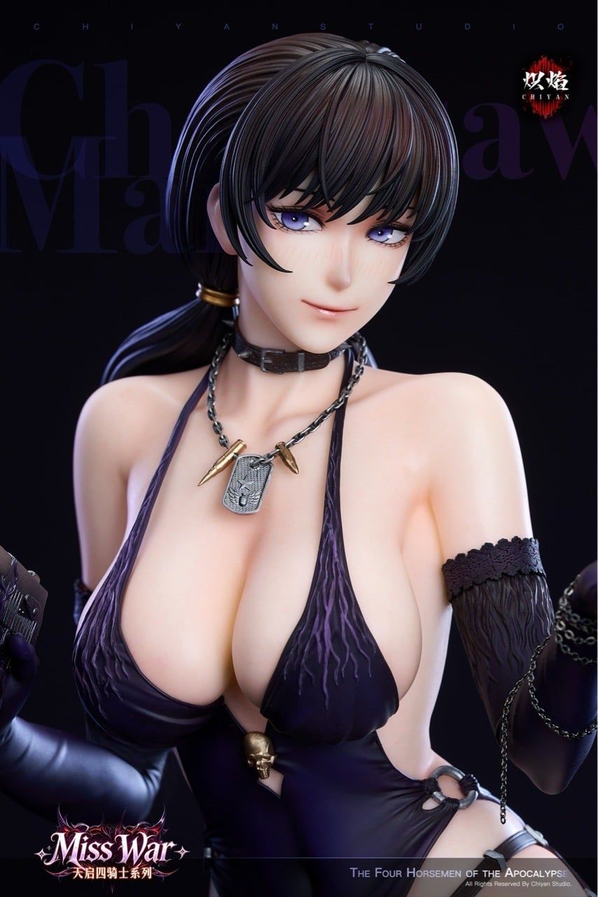 Miss War Yoru Chainsaw Man figura resina