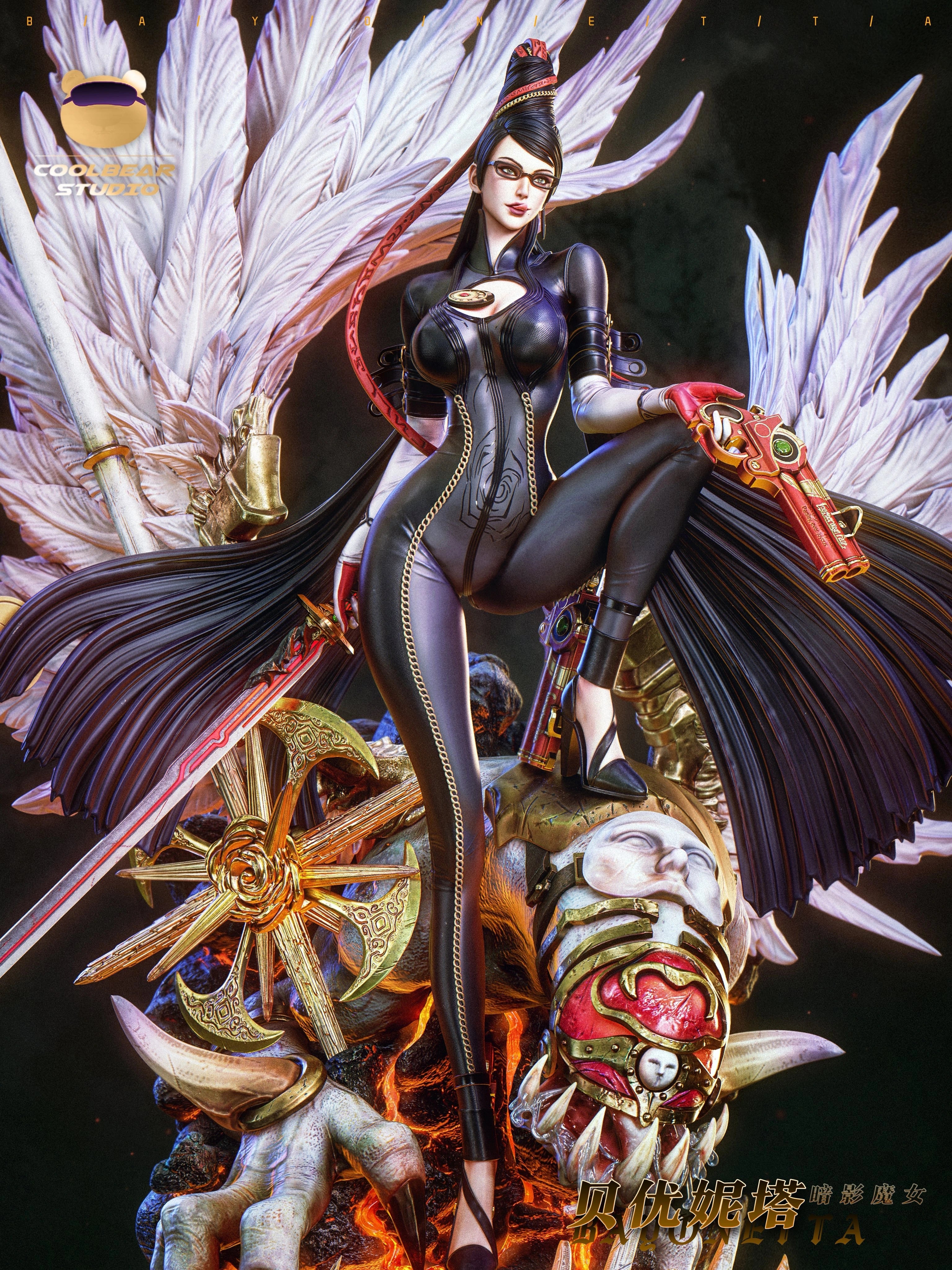 Bayonetta figura resina