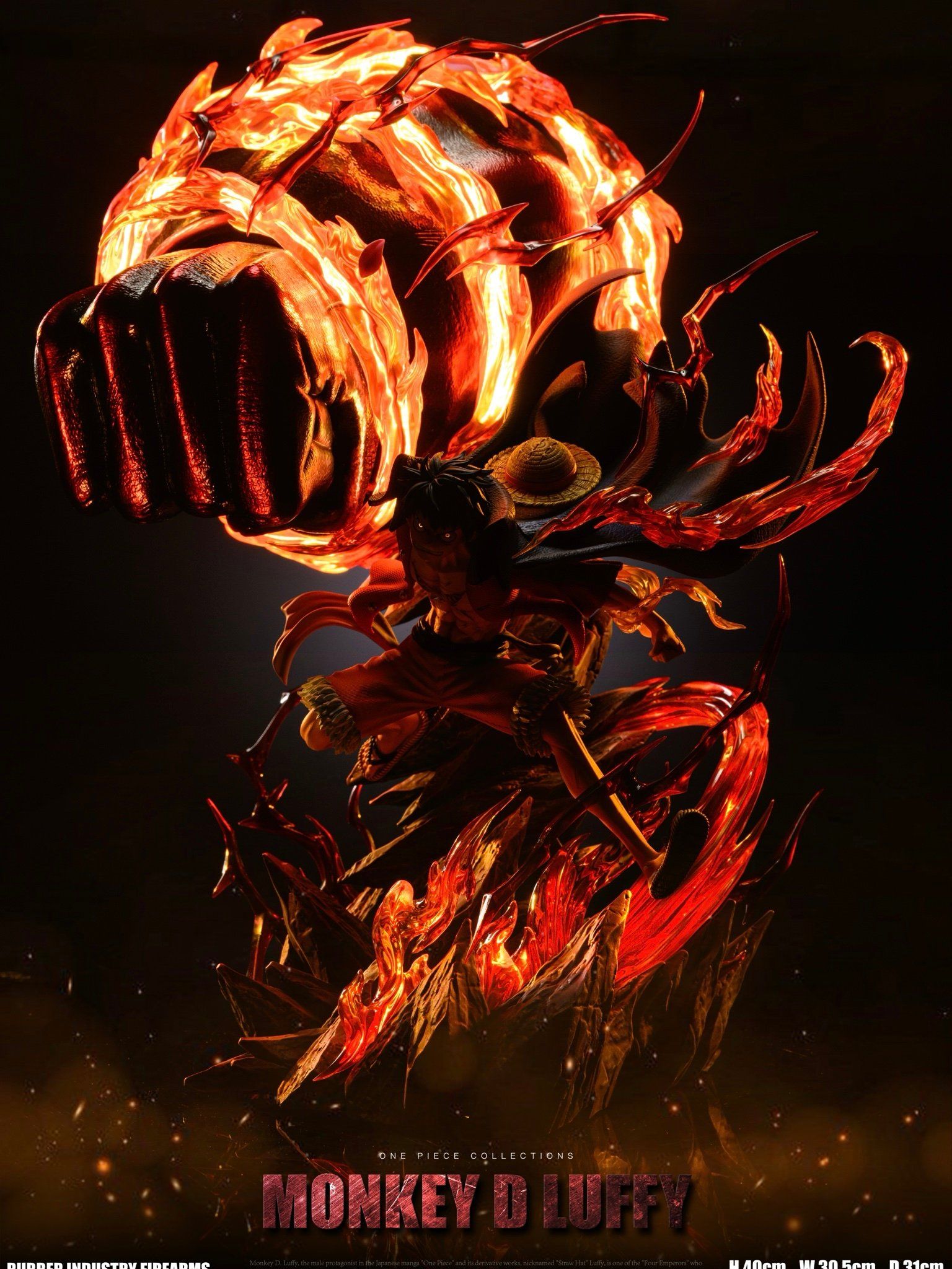 LZ Studio - One Piece Luffy All Forms Resonance Series 04 Gear Third Enka Luffy