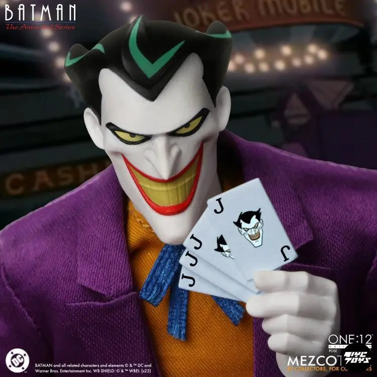 Mezco Studio - Batman 1/12 DC Animated Batman Joker Action Figure (Licensed)