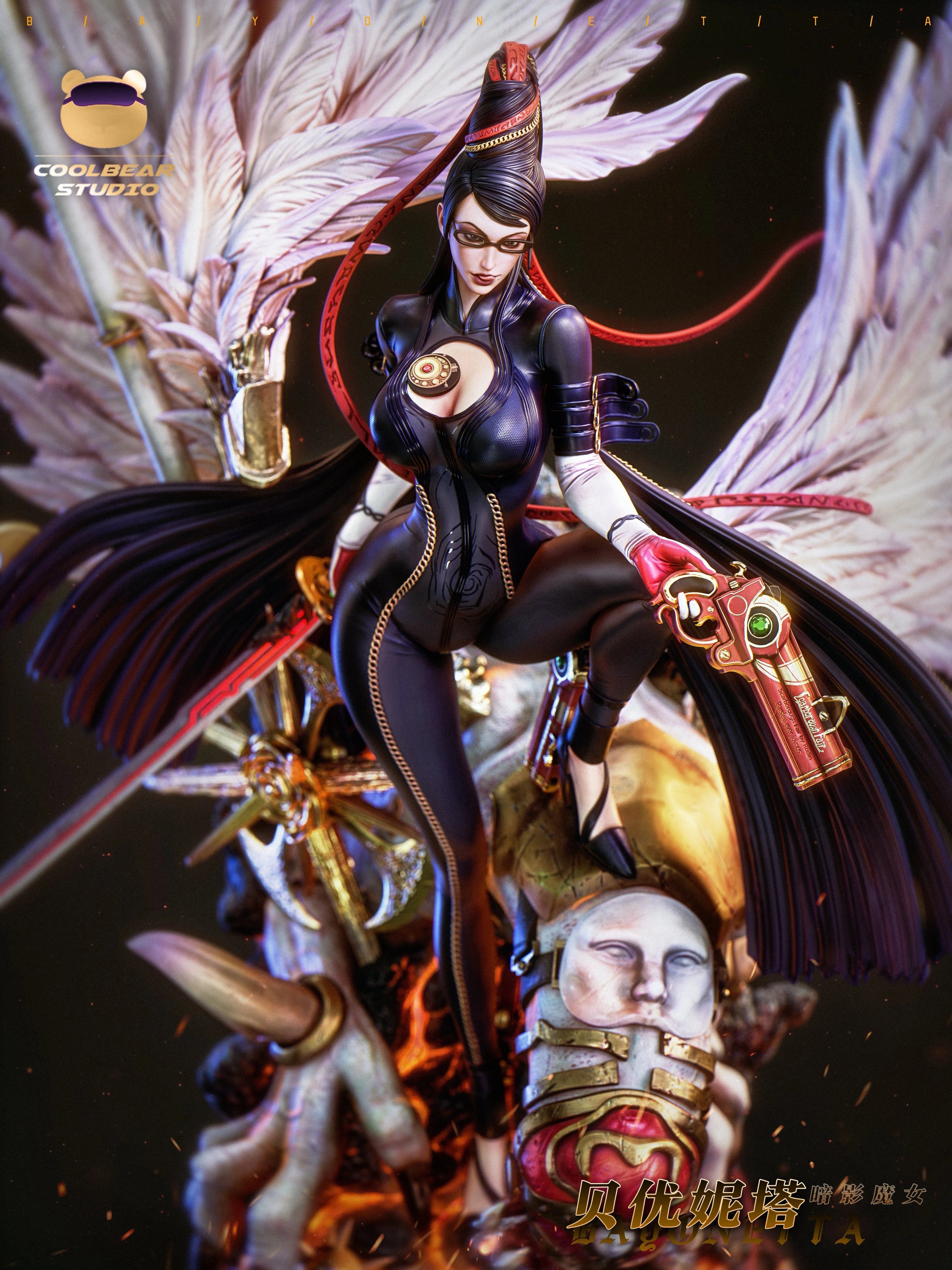 Bayonetta figura resina