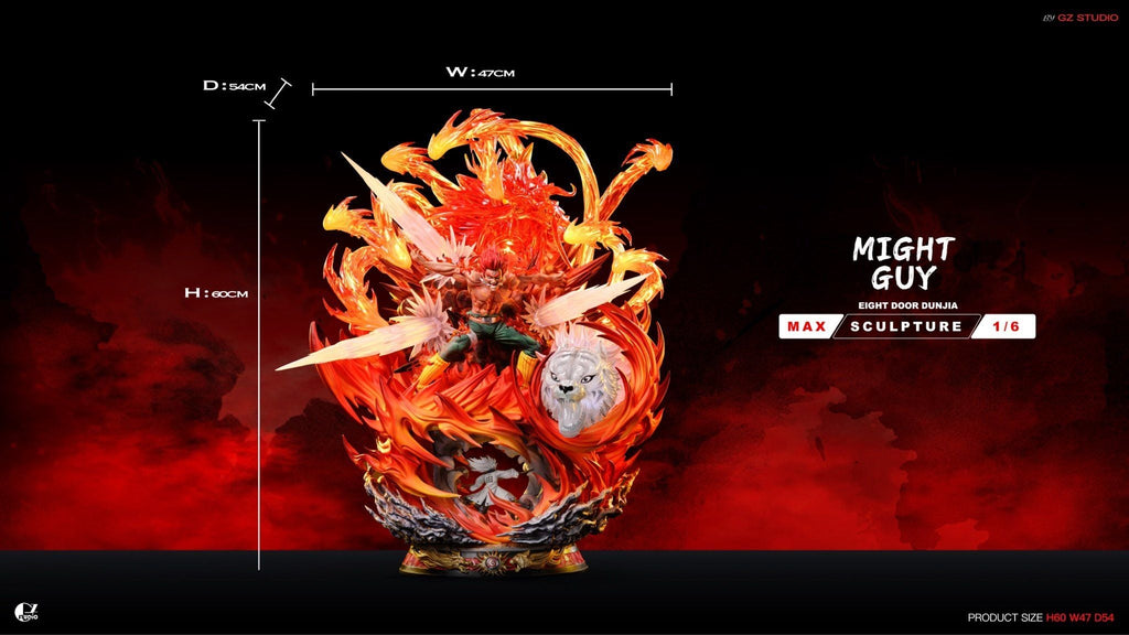 GZ Studio - Azure Beast Eight Gates's Might Guy Naruto