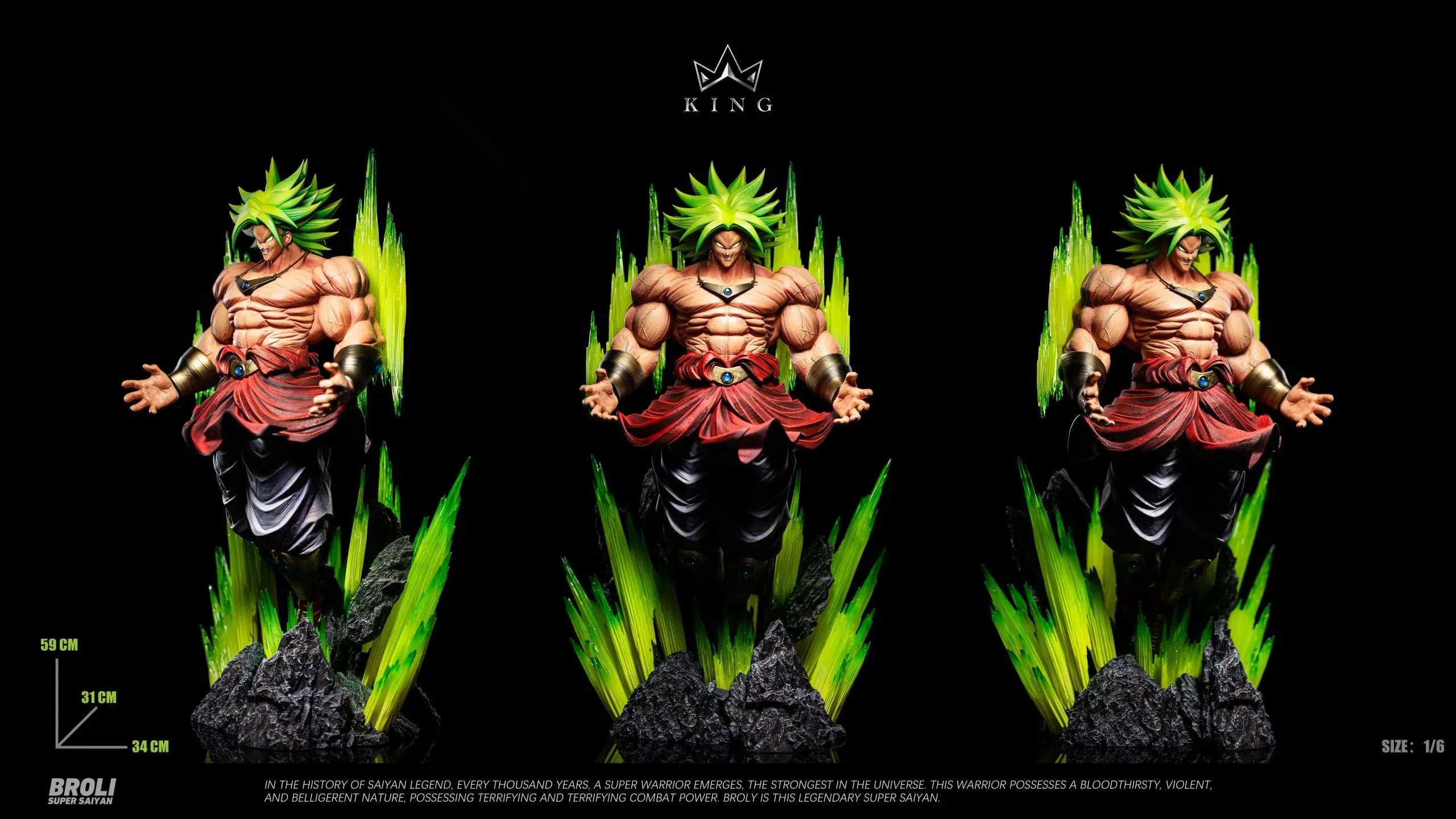 KING Studio - Dragon Ball Legendary Super Saiyan Broly