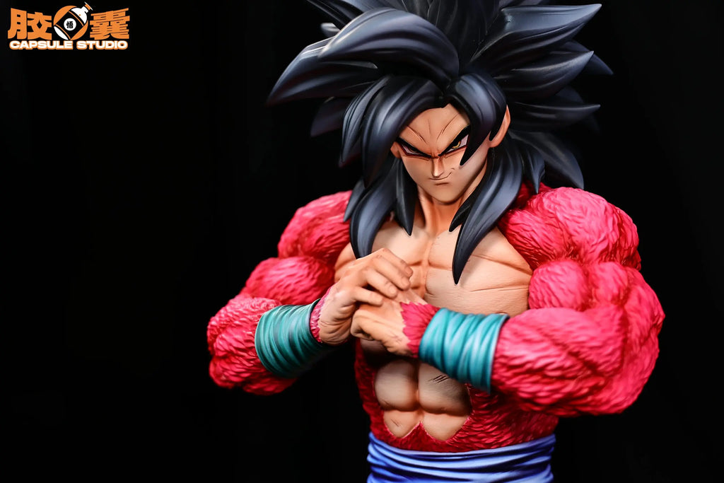 Capsule Studio - Dragon Ball Super Saiyan 4 Goku Clasps His Fists