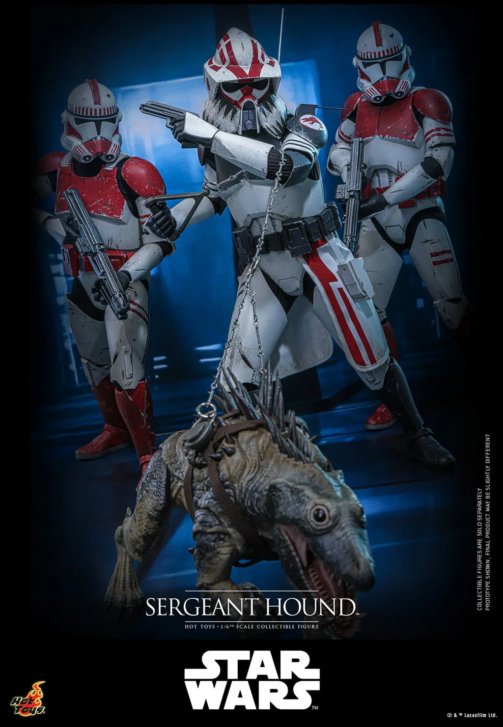 Hottoys - Sergeant Hound 1/6 Scale Collectible Figure TMS167 (Licensed)